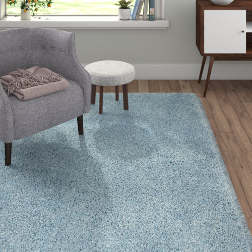 Zipcode Design Biron Ishiro Hand Tufted Duck Egg Rug & Reviews Wayfair.co.uk